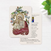 ヴァージンメリーカトリック葬儀記念聖札 –  (デスク)