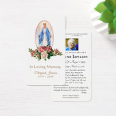 ヴァージンメリーカトリック葬儀記念聖札 – (デスク)