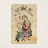 ヴァージンメリーカトリック葬儀記念聖札 –  (正面)