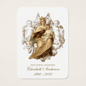 ヴァージンメリーカトリック葬儀記念聖札 –  (正面)