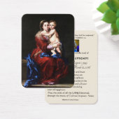 ヴァージンメリーカトリック葬儀記念聖札 – (デスク)