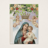 ヴァージンメリーカトリック葬儀記念聖札 –  (正面)