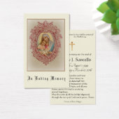 ヴァージンメリーカトリック葬儀記念聖札 –  (デスク)