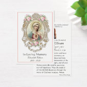 ヴァージンメリーカトリック葬儀記念聖札 – (デスク)