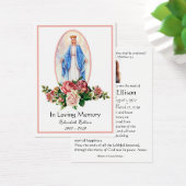 ヴァージンメリーカトリック葬儀記念聖札 –  (デスク)