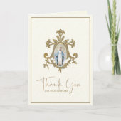 ヴァージンメリーカトリック葬儀 サンキューカード (正面)