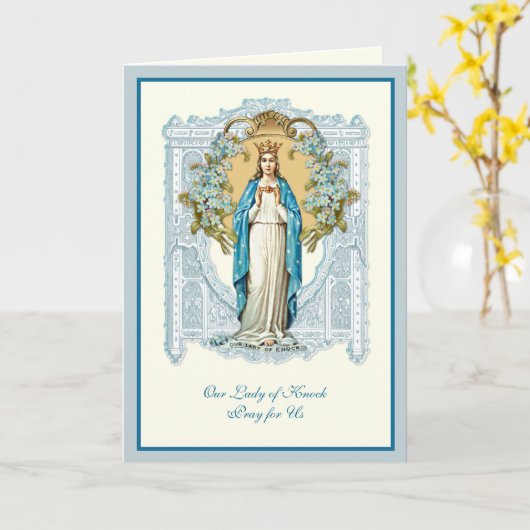 ヴァージンメリーノックの私達の女性の宗教フローラ カード