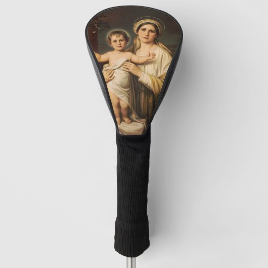 ヴァージンメリーホールディングベビーイエス ゴルフヘッドカバー (正面)