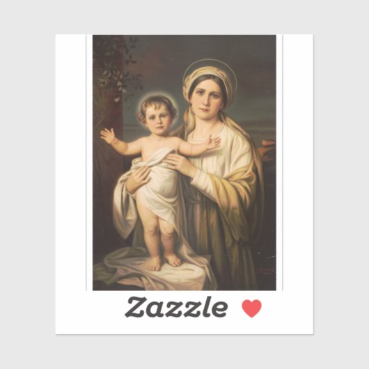 ヴァージンメリーホールディングベビーイエス シール (シート)