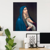 ヴァージンメリー泣き叫び、E.スティンマン ポスター (ホームオフィス)