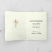 ヴァージンメリー追悼の葬儀ありがとう サンキューカード (内部)