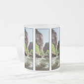 ヴァージンリバーアットジオンナトルパーク フロストグラスマグカップ (正面左)