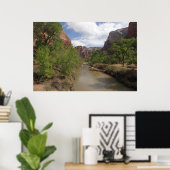 ヴァージンリバー春アットジオン国立公園 ポスター (ホームオフィス)