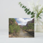 ヴァージンリバー春アットジオン国立公園 ポストカード (スタンド正面)