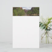 ヴァージンリバー春アットジオン国立公園 便箋 (スタンド正面)