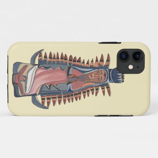 ヴァージンヴァージンメアリーグアダルーペの我絵画々の婦人 Case-Mate iPhoneケース (裏面(横))