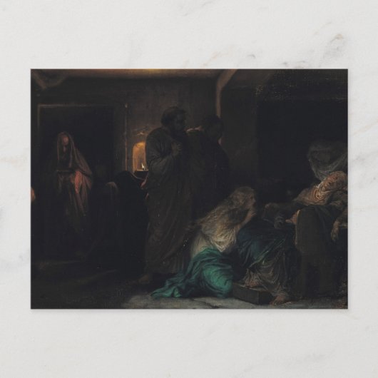 ヴァージン失神, 1856 ポストカード (正面)