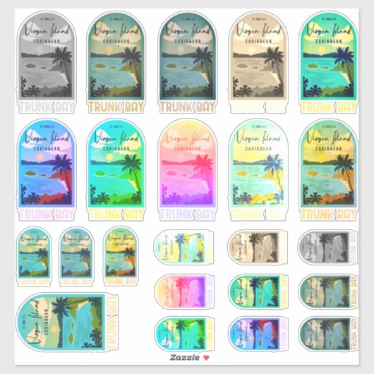 ヴァージン島 シール (シート)