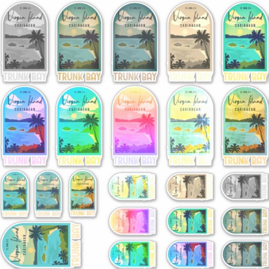 ヴァージン島 シール (正面)