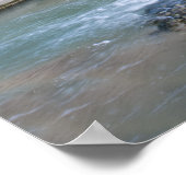 ヴァージン川の秋のシオン国立公園 ポスター (角)