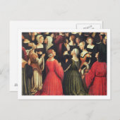 ヴァージン戴冠式1513年(パネル油)(det) ポストカード (正面/裏面)