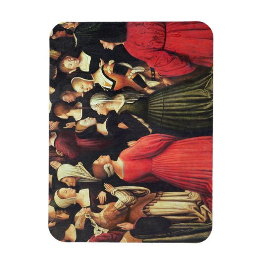 ヴァージン戴冠式1513年(パネル油)(det) マグネット (縦)