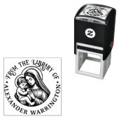 ヴァージン母マリアベビーイエス#3図書書名 セルフインキングスタンプ (インサイチュ)