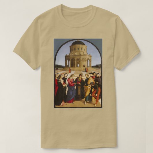 ヴァージン結婚の内容 Tシャツ (デザイン正面)