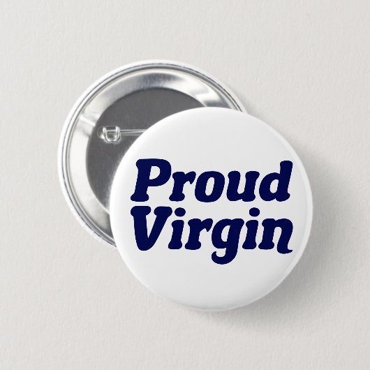 ヴァージン誇りを持ったキリスト教禁制 缶バッジ (正面&裏面)