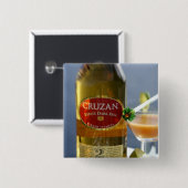 ヴァージン諸カリブの島。クルザンエステートダーク 缶バッジ (正面&裏面)