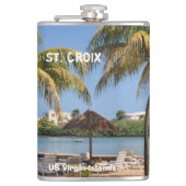ヴァージン諸島セントクロワカリブのーUSVI熱帯地域 フラスク (正面)