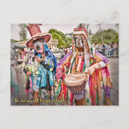 ヴァージン諸島セントクロワVIマスカレードカリブの ポストカード