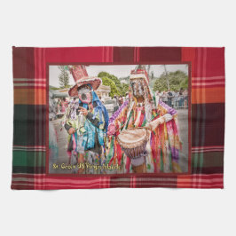 ヴァージン諸島マスカレードSt.クロワUSVIマドラス キッチンタオル