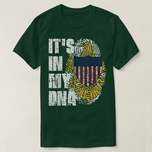 ヴァージン諸島ヴァージンアイランダー Tシャツ (デザイン正面)