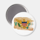 ヴァージン諸島国旗のマグネット マグネット (正面/裏面)