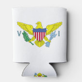 ヴァージン諸島国旗クーラーボックス 缶クーラー (裏面)