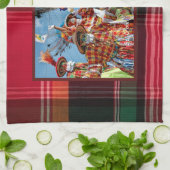 ヴァージン諸島国旗St.クロワモッコジャンビーズマドラス キッチンタオル (折り畳み)