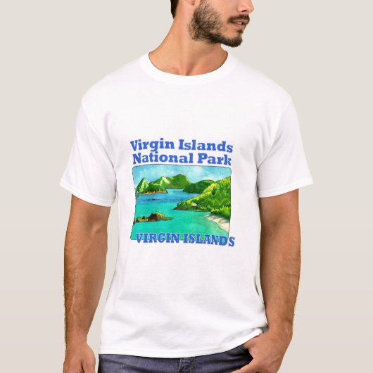 ヴァージン諸島国立公園ヴァージン諸島 Tシャツ (正面)