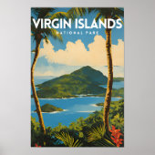 ヴァージン諸島国立公園旅行ポスター ポスター (正面)