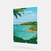 ヴァージン諸島国立公園 アクリルサイン (傾斜)