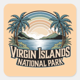 ヴァージン諸島国立公園 スクエアシール
