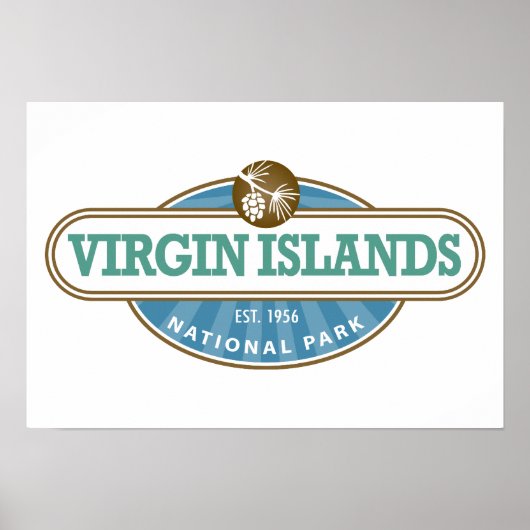 ヴァージン諸島国立公園 ポスター (正面)