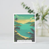 ヴァージン諸島国立公園、米国ヴァージン島。宇佐 ポストカード (スタンド正面)