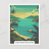 ヴァージン諸島国立公園、米国ヴァージン島。宇佐 ポストカード (正面)