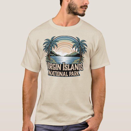 ヴァージン諸島国立公園 Tシャツ (正面)