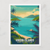ヴァージン諸島国立公園USA国立公園 ポストカード (正面)