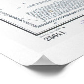 ヴァージン諸島地図(1996年)セントトーマス、セントジョン ポスター (角)