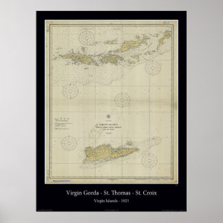 ヴァージン諸島1921 ポスター