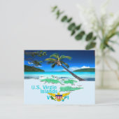 ヴァージン諸島 ポストカード (スタンド正面)