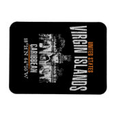 ヴァージン諸島 マグネット (横)